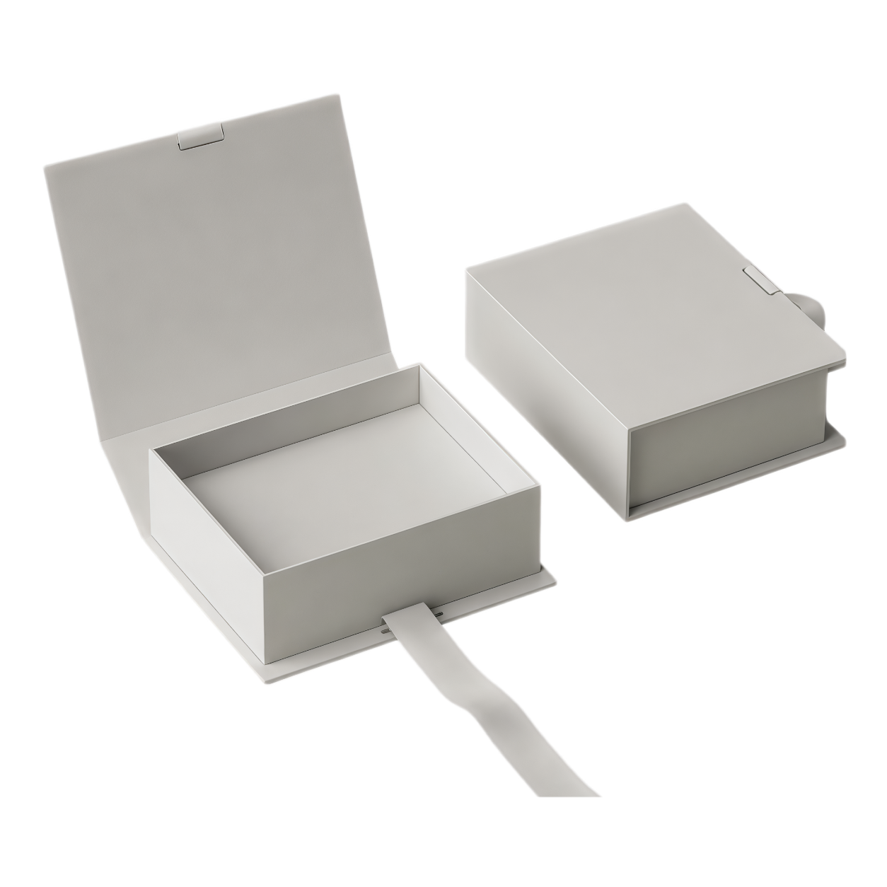Book Shaped Box With Silk Ribbon