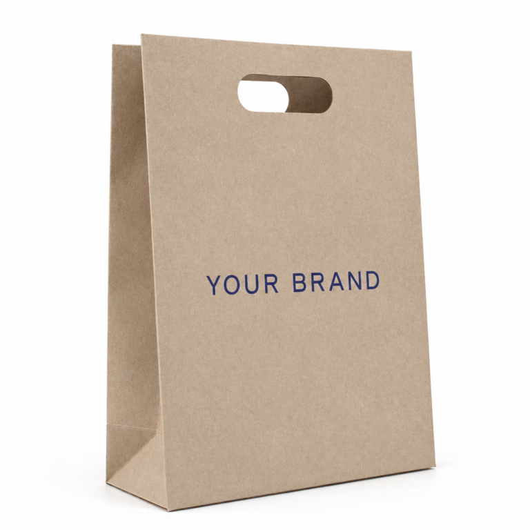 Custom Die Cut Handle Bags