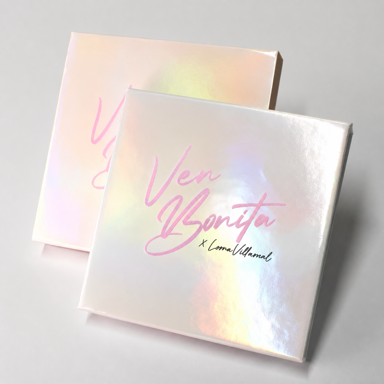Pearlescent Holographic Box