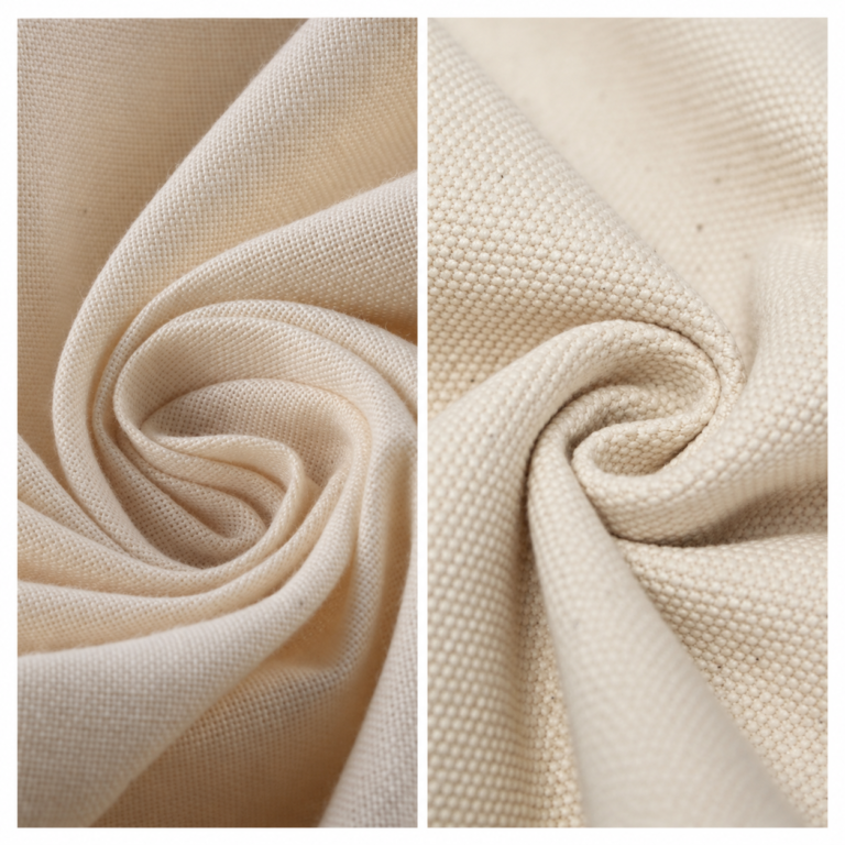 Cotton Canvas vs Lightweight Cotton Fabric